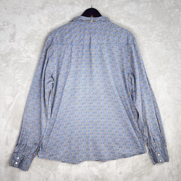 Vintage Old Kentucky Ranch Wear Button Up Men's XL Embossed Pearl Snap Western - Picture 8 of 14